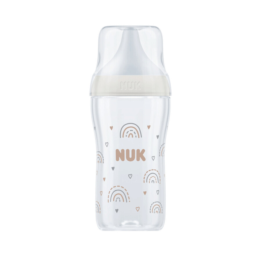 Perfect Match Flasche, M, + 3 Monate, Regenbogen, 260 ml, Nuk