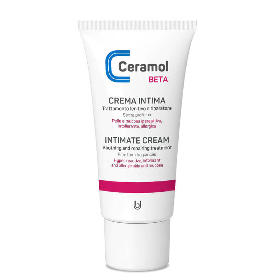 Crema íntima emoliente y reparadora, 50 ml, Ceramol
