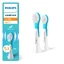 Sonicare Kids Zahnbürste Nachfüllpackungen für Zahnbürste Sonicare Kids, +3 Jahre, HX6032/90, 2 Stück, Philips