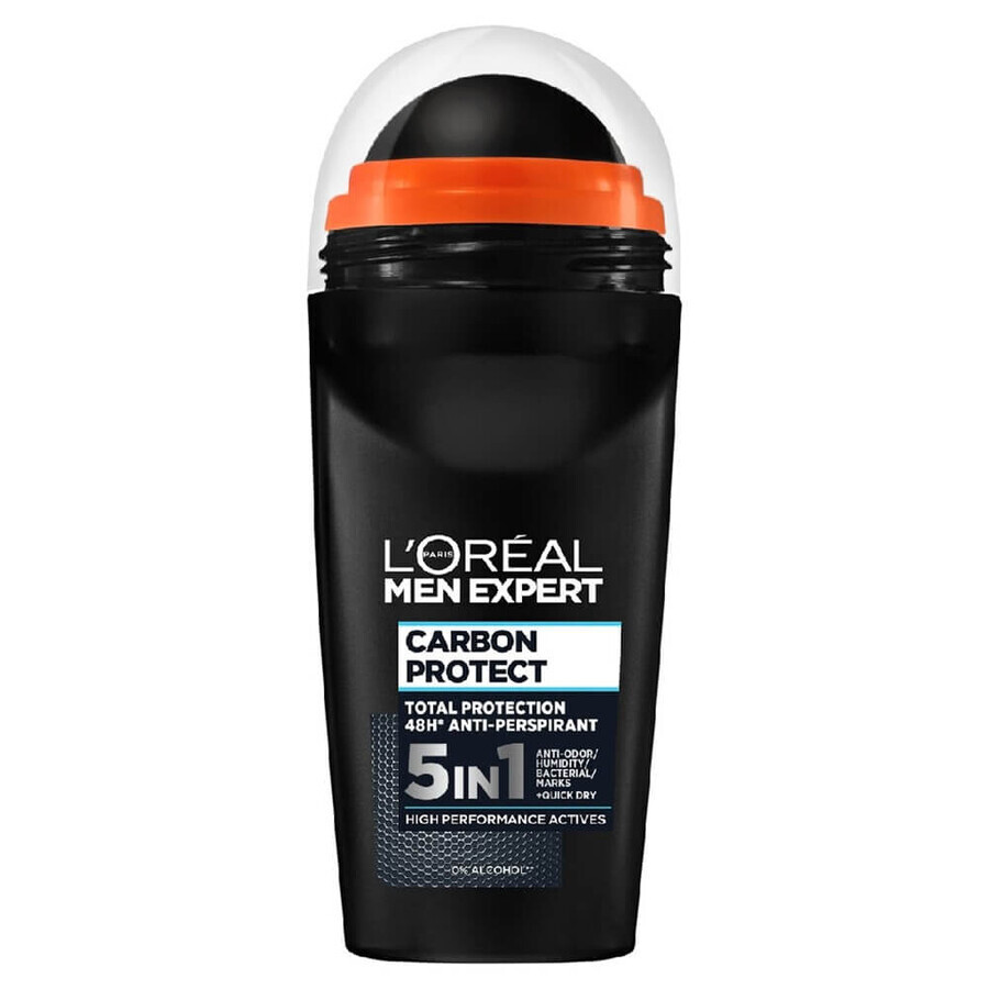 Roll-on antitraspirante per uomo Carbon Protect Men Expert, 50 ml