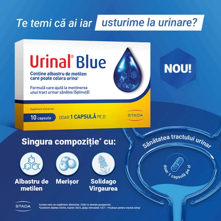 Urinal Blue, 10 Kapseln, Stada