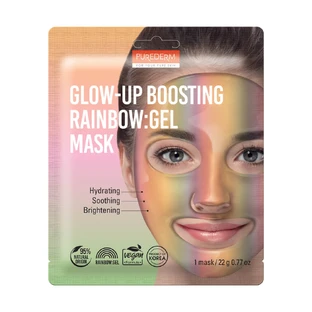 Glow-Up Boosting Rainbow Gel Gesichtsmaske, 1 Stück, Purederm