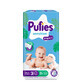 Sensitive diapers, Nr 3. 6-10 kg, 62 pieces, Pufies