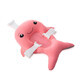 BabyJem Support de bain pour b&#233;b&#233;, 35x50 cm, Rose, Baleine, BabyJem