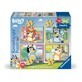 Puzzel Bluey 4 x 1, 18 maanden+, Ravensburger