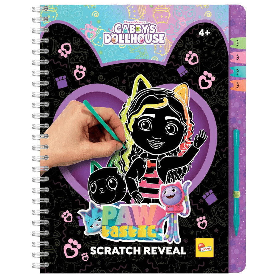 Krabboek, 4 jaar+, Gabby's Poppenhuis, Lisciani
