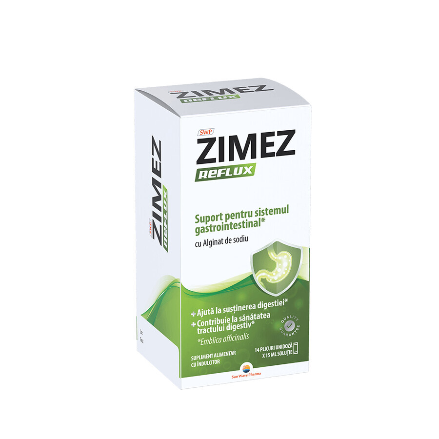 Zimez Reflux, 14 sachets x 15 ml, Sun Wave Pharma