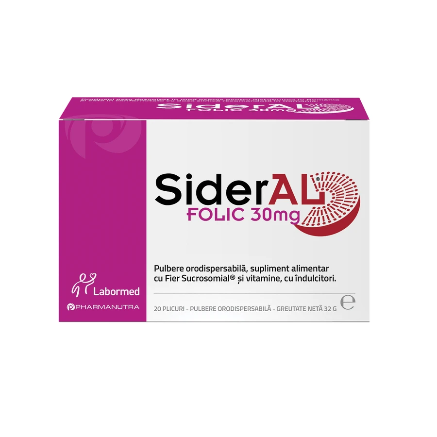 Sideral Folsäure, 30 mg, 20 Beutel, Labormed