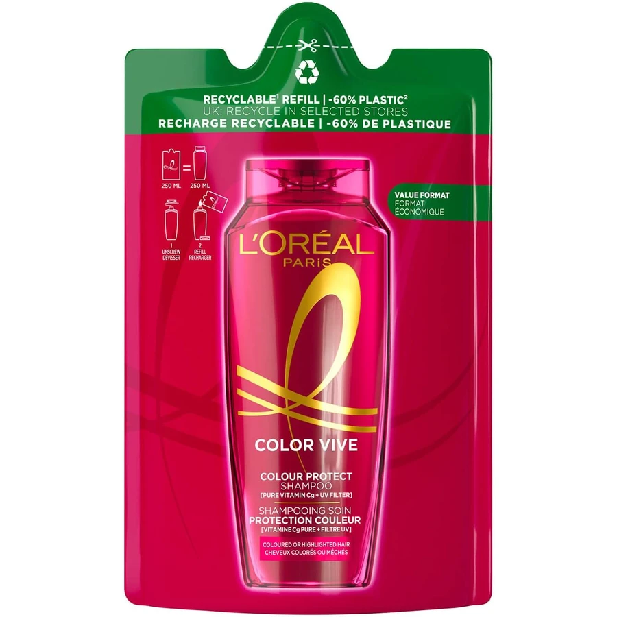 Champú protector del color Color Vive, 250 ml, L'Oreal Elseve