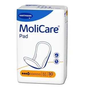 Leichte Inkontinenzeinlagen MoliCare Pad, 4 Tropfen, 30 Stück, Hartmann