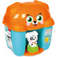 Educational toy - Soft Clemmy Puppy Basket with building blocks, 6 months+, Clementoni