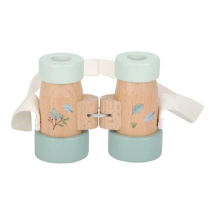 Forest Friends Holzfernglas, ab 3 Jahren, Blau, Little Dutch