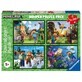 Minecraft puzzle, 5 years+, 4x100 pieces, Ravensburger
