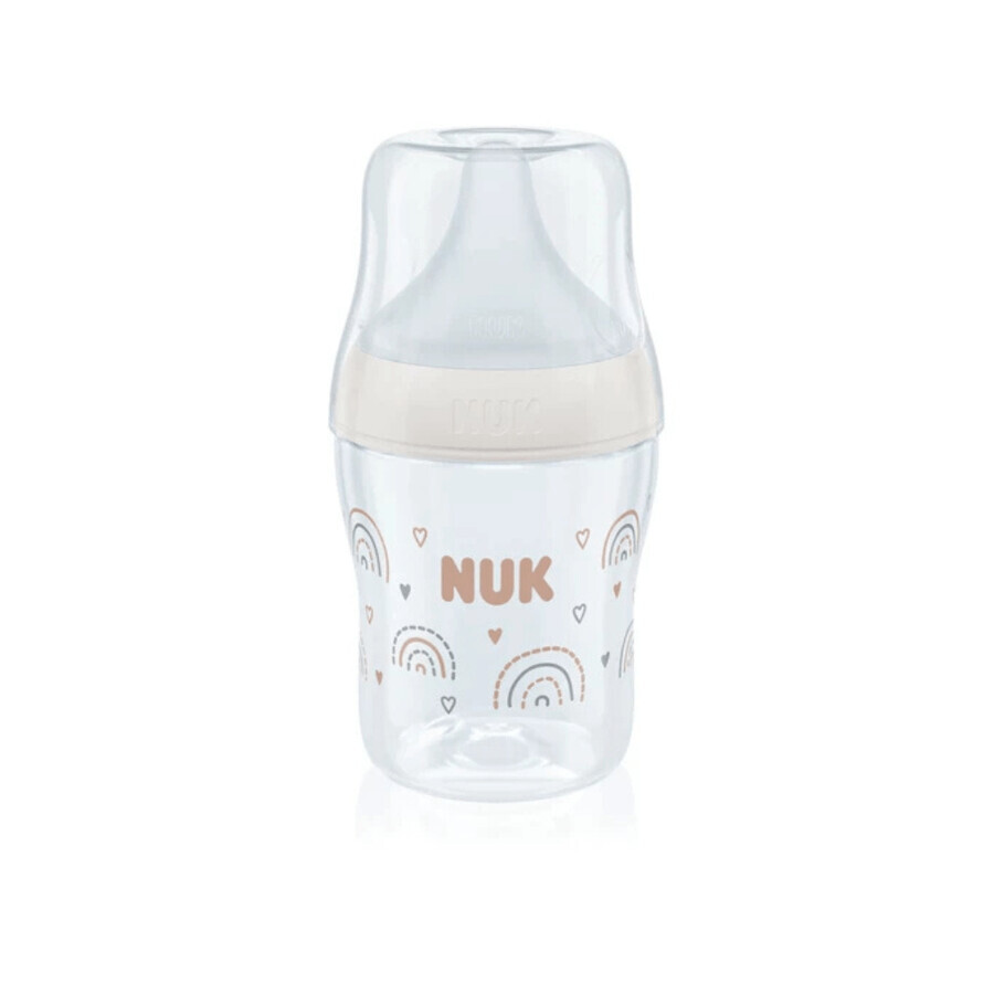 Glass feeding bottle Perfect Match, S, + 0 months, Rainbow, 120 ml, Nuk