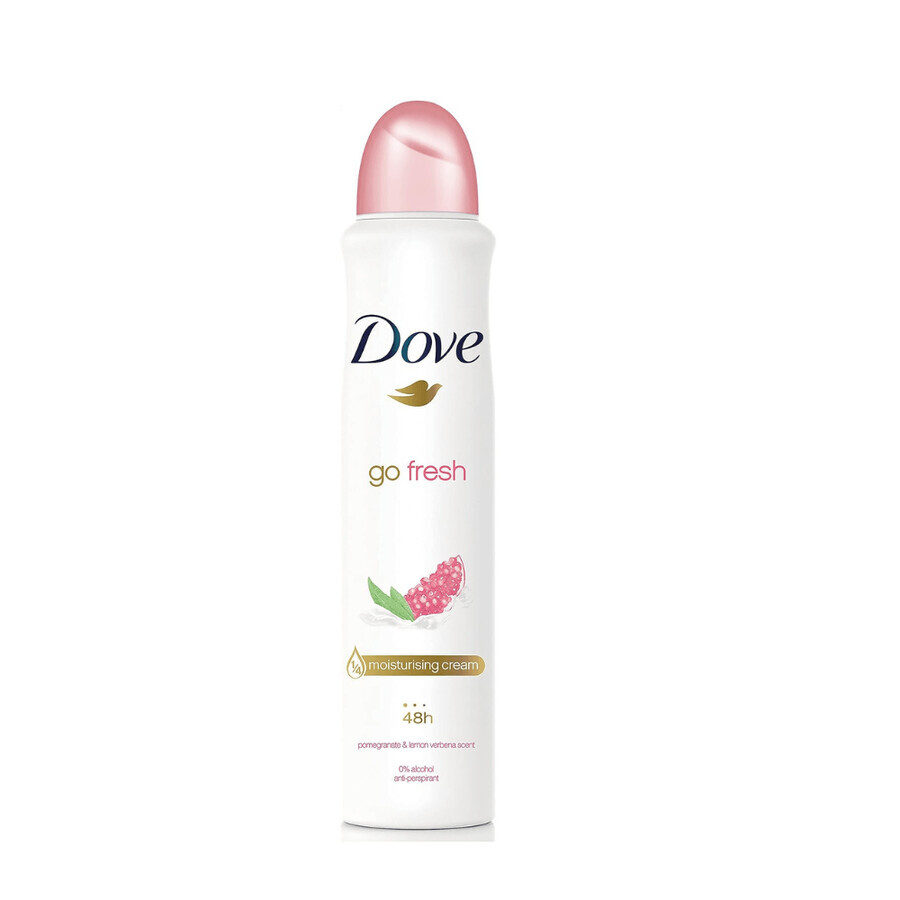 Spray déodorant, grenade et verveine, 250 ml, Dove
