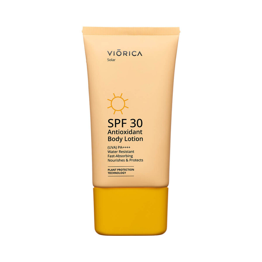 Loción solar antioxidante Spf 30 Solar, 150 ml, Viorica
