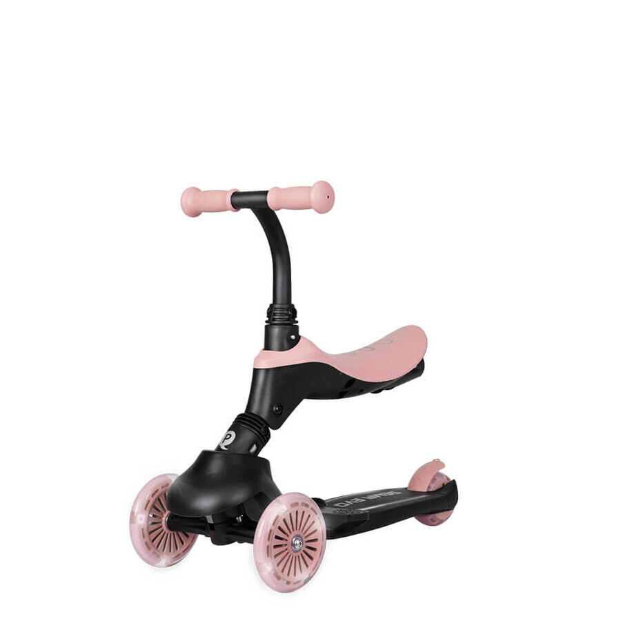 Trottinette multifonctionnelle 5en1 Sema EVO, 1-6 ans, Rose, Qplay