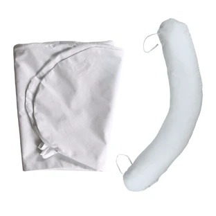 Maternity Pillow Cover Grande, White, Twindeco