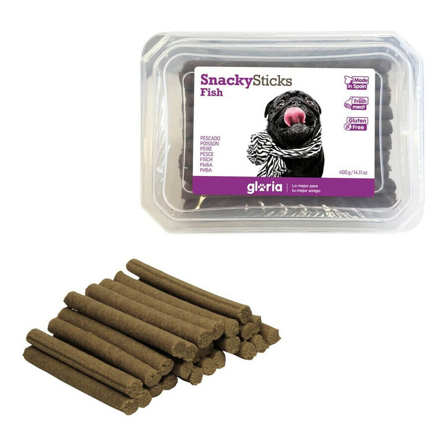 Snack voor honden Gloria Snackys Sticks Vis Sticks (350 g)