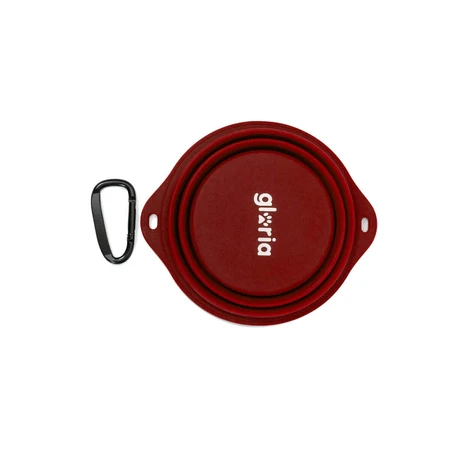 Comedero plegable Gloria Colla Rojo Gloria Aluminio Aluminio Silicona 550 ml
