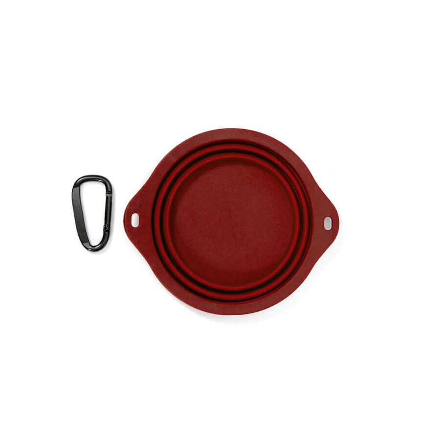 Vouwbare Dierenbak Gloria Rood Siliconen Aluminium 550 ml
