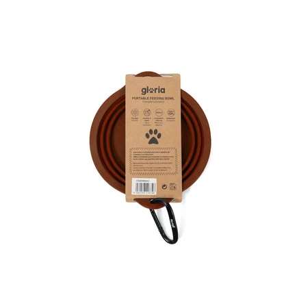 Comedero plegable Gloria Colla Rojo Gloria Aluminio Aluminio Silicona 550 ml