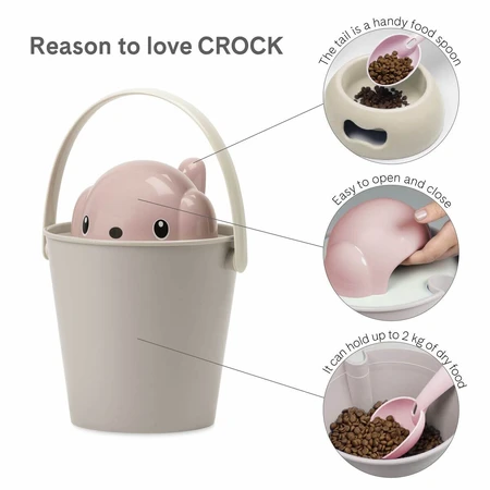 Dose für Tierfutter United Pets Rosa 2 Kg