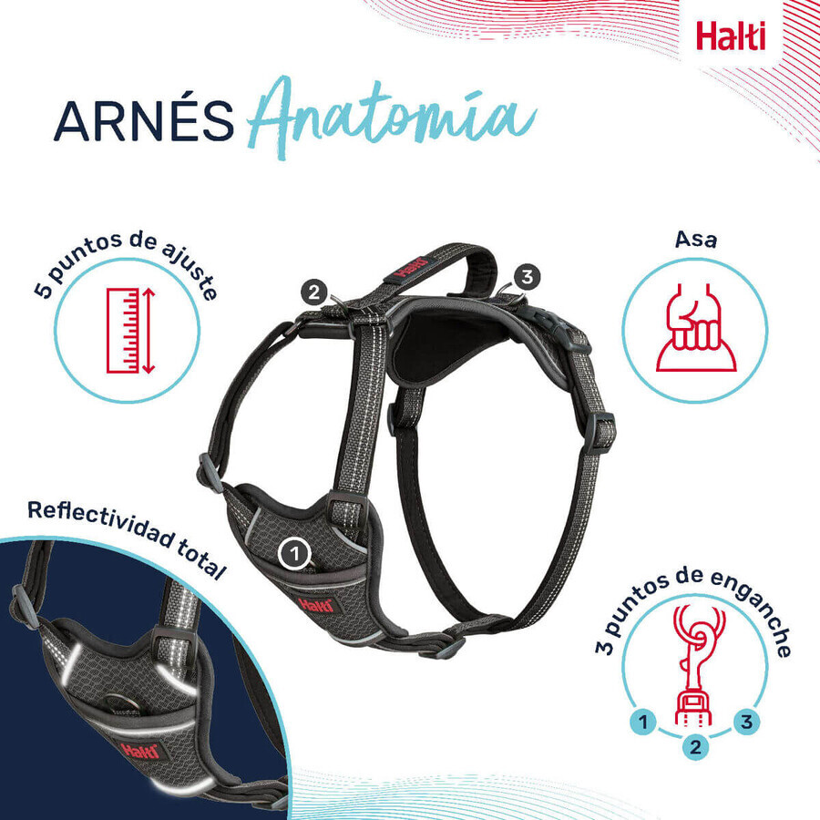 Dog Harness Company of Animals Grey S 28-42 cm Dog Harness Company of Animals Grey S 28-42 cm