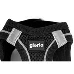 Hondentuigje Gloria Trek Star 33,4-35 cm 51-52 cm Zwart L