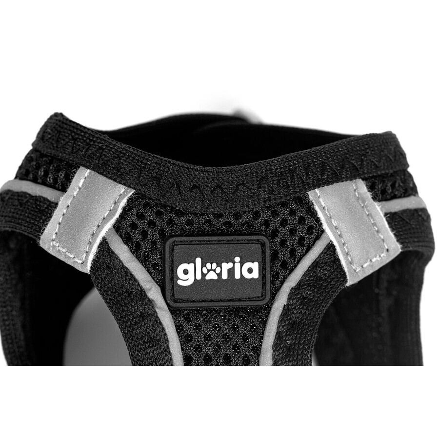 Hondentuigje Gloria Trek Star 33,4-35 cm 51-52 cm Zwart L