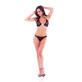 Set di biancheria intima Barely Bare Black (Taglia unica)