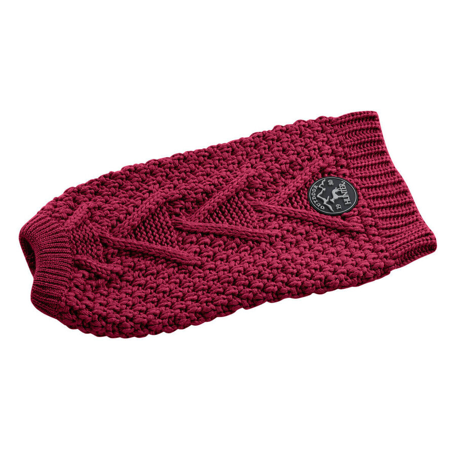 Pull pour chien Hunter Malmö Rouge Bordeaux Pull pour chien Hunter Malmö Rouge Bordeaux