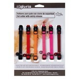 Kattenhalsband Gloria Classic Multicolour Soepel 6 Stuks