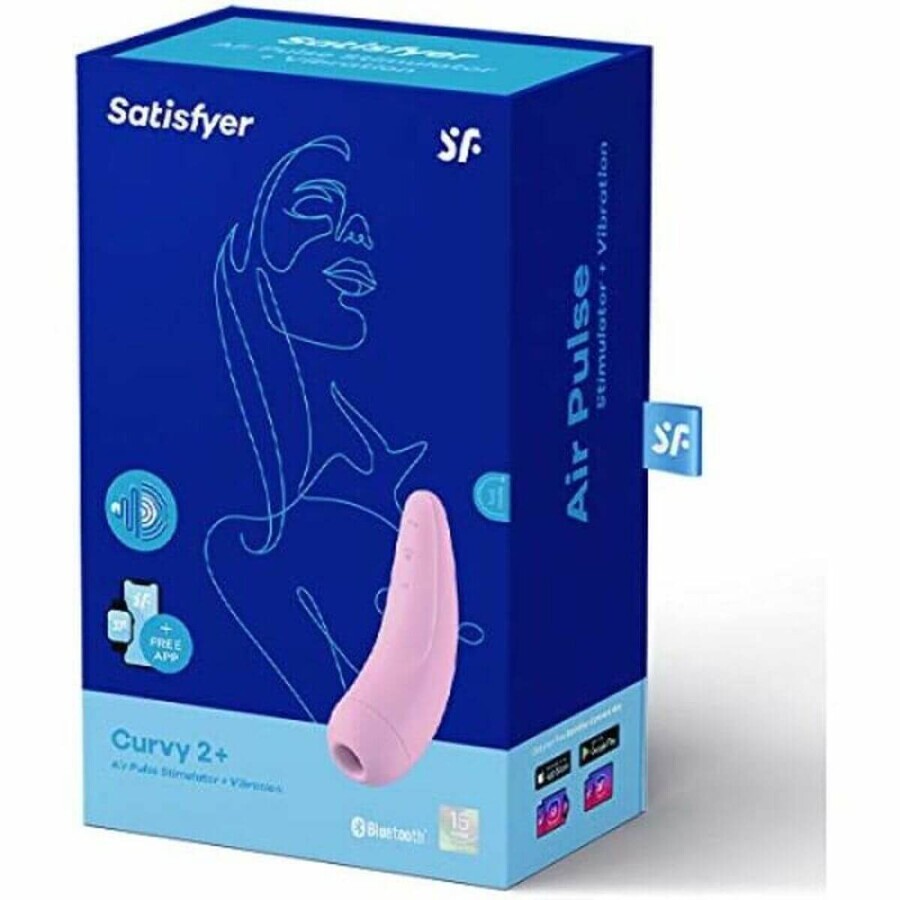 Comprar Clitoris Suction Stimulator Satisfyer Curvy 2 + Pink Clitoris Suction Stimulator Satisfyer Curvy 2 + Pink