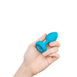 Analplug B-Vibe Vibrierendes Juwel Blau S/M