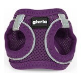 Hondentuigje Gloria Air Mesh Trek Star Verstelbaar Paars Maat XXXS (18-20 cm)