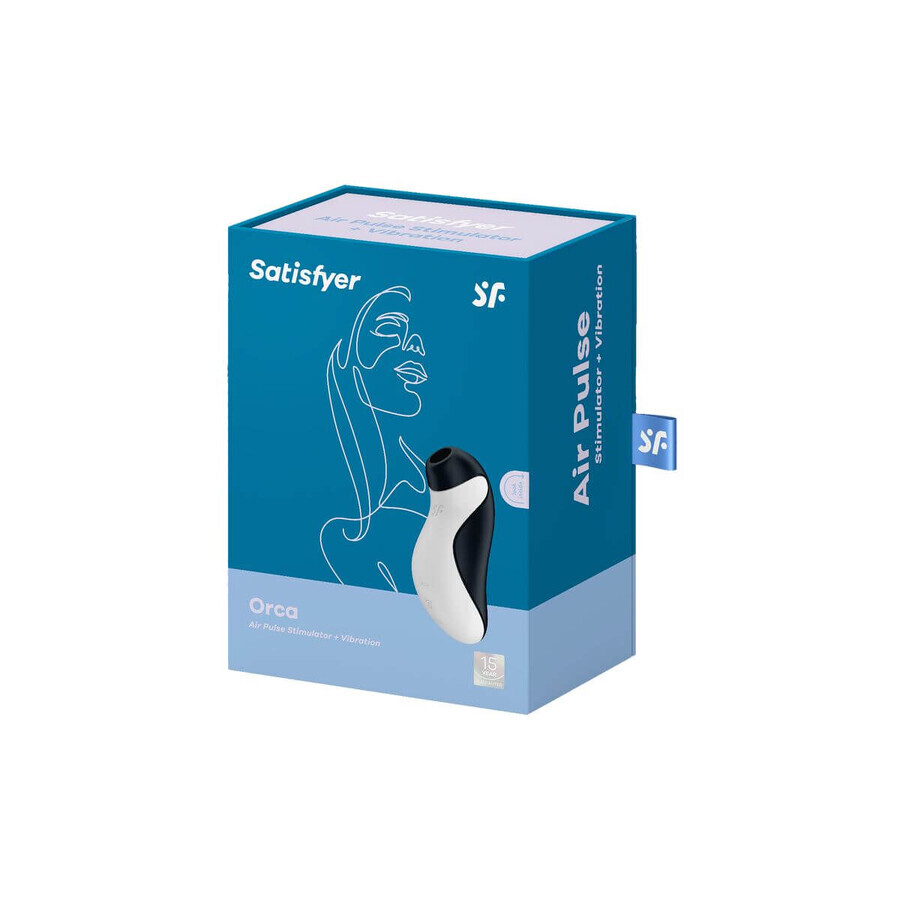 Cumpără Stimulator de aspirație pentru clitoris Satisfyer Orca alb Stimulator de aspirație pentru clitoris Satisfyer Orca alb