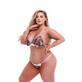 Underwear Set Baci Lingerie Floral &amp; Lace Grey (XL)