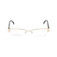 Unisex' Montura de gafas Alexander McQueen AMQ-4159-R2E Dorada Ø 51 mm