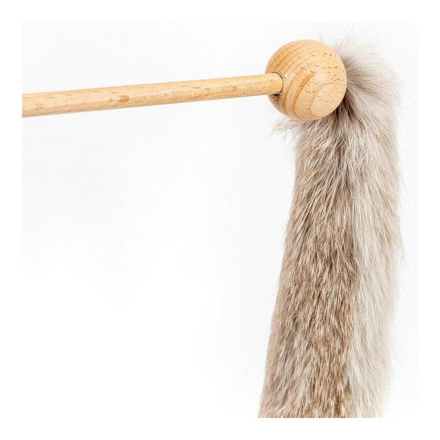 Canna per Gatti Gloria Niemeyeer Legno Peluche Verme Canna per Gatti Gloria Niemeyeer Legno Peluche Verme