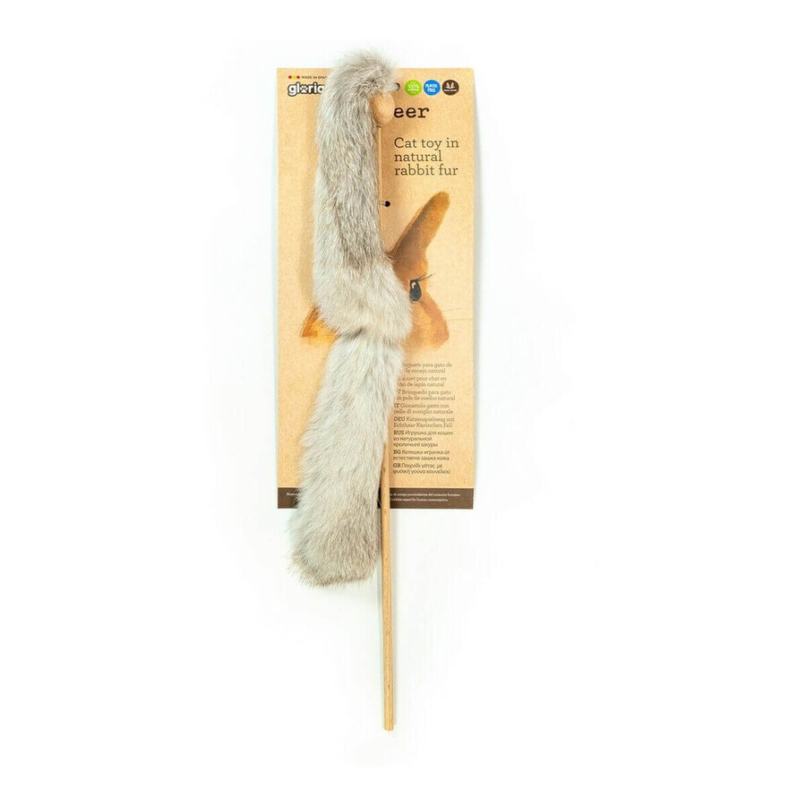 Canna per Gatti Gloria Niemeyeer Legno Peluche Verme Canna per Gatti Gloria Niemeyeer Legno Peluche Verme