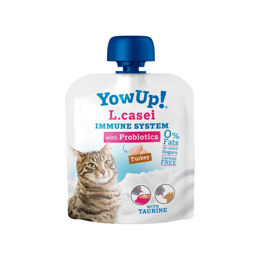 YowUp L.casei Immune System Comida para Gatos Pavo 10 Unidades