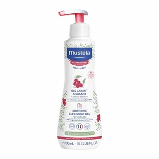 Soothing cleansing gel for sensitive skin, +0 months, 300 ml, Mustela