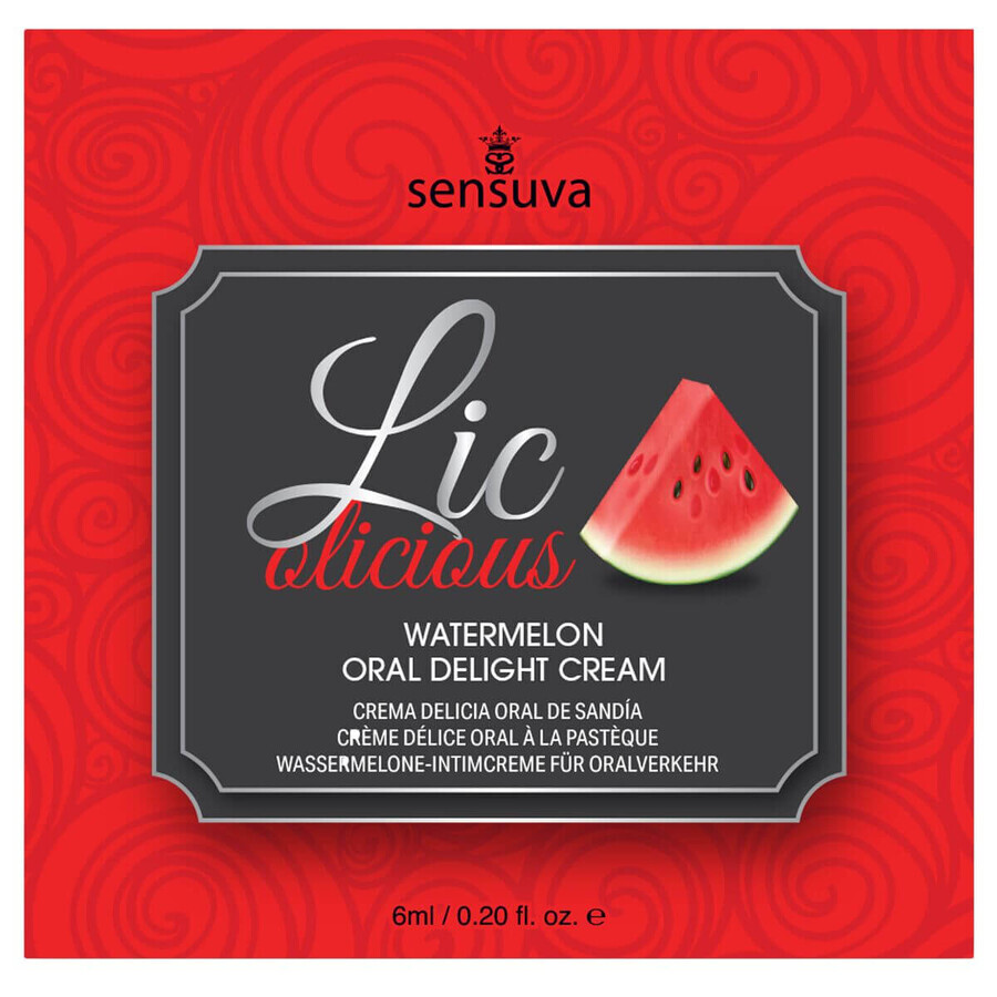 Lubrificante aromatizzato Sensuva Watermelon 6 ml