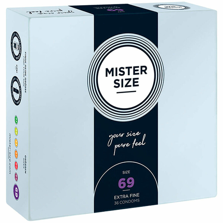 Mister Size condooms Ø 6,9 cm (36 stuks)