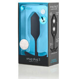 Anal Plug B-Vibe SNUG PLUG 3 Schwarz