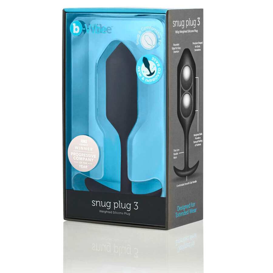 Anal plug B-Vibe SNUG PLUG 3 Black