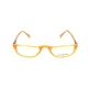 Monture de Lunettes Unisexe Ermenegildo Zegna VZ3516-06DS Jaune Ø 50 mm