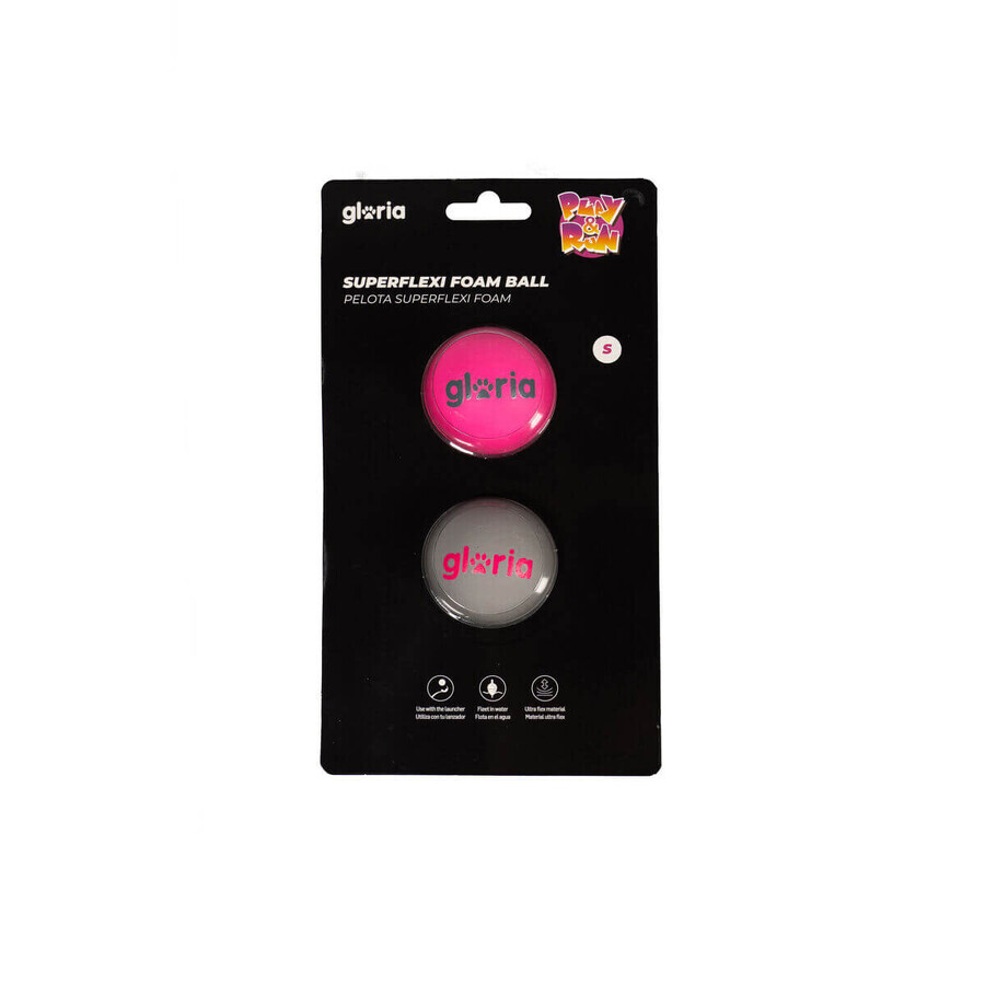 Huisdierenbal Gloria PLAY AND RUN Grijs Schuim TPR S