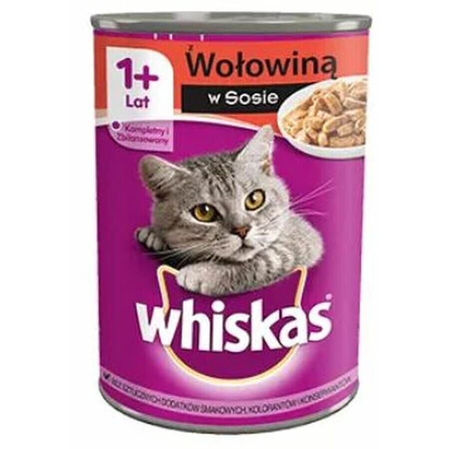 Shop Katzenfutter Whiskas Beef in Sauce Katzenfutter Whiskas Beef in Sauce